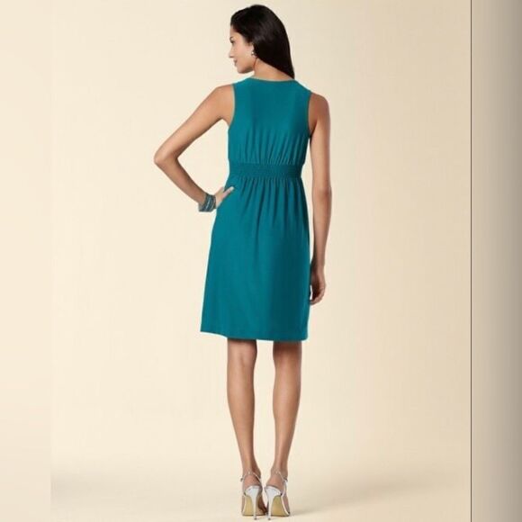 Soma ruffle front v neck sleeveless short dress sz XS - Picture 4 of 7